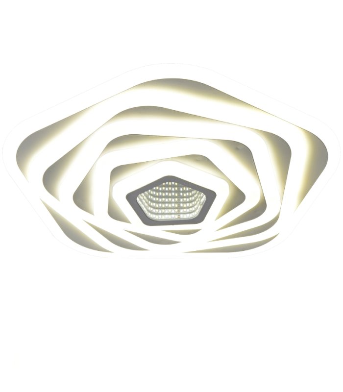 Lustra LED 92W Pentagon Concept Infinity Mirror